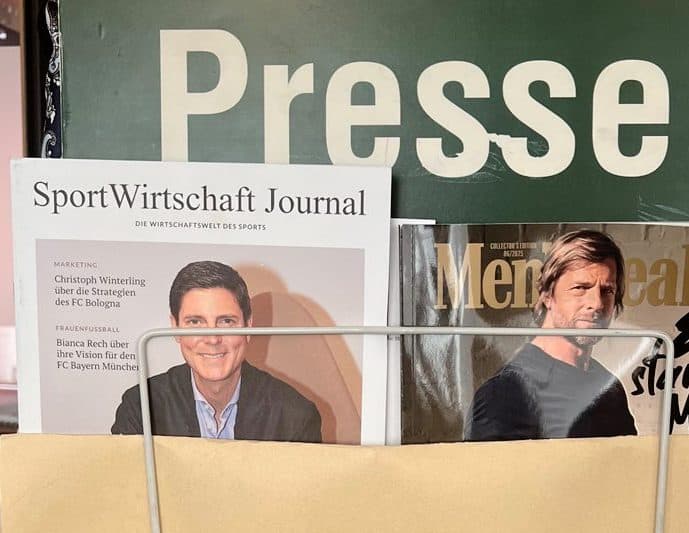 SportWirtschaft Journal in einem Pressestaender